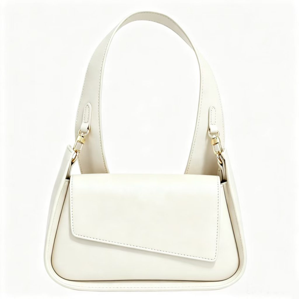 Curved Flap Shoulder Underarm Bag