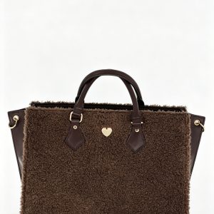 Printed Canvas Tote Handbag