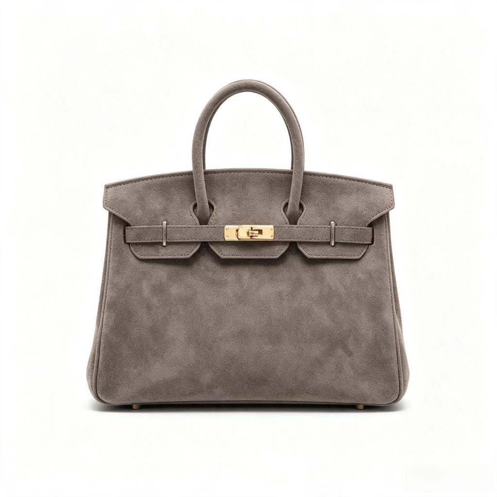 Suede Handbag