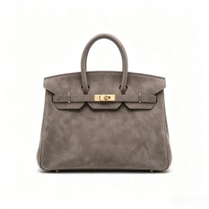 Suede Handbag