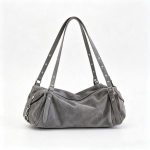 Vintage Suede Adjustable Hobo Bag