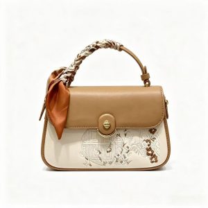 Chinese‑Style Embroidered Handheld Crossbody Bag