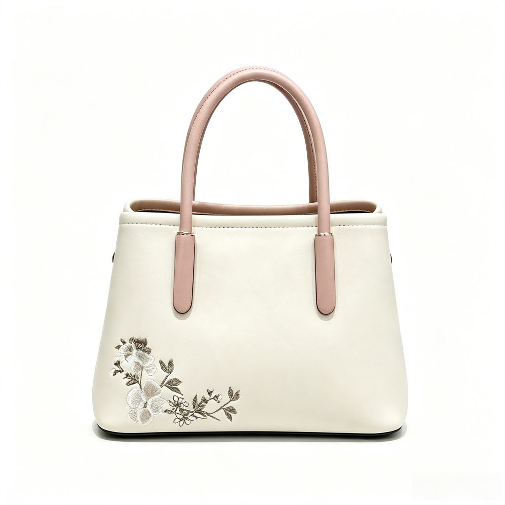 Chinese‑Style Floral Embroidered Handbag