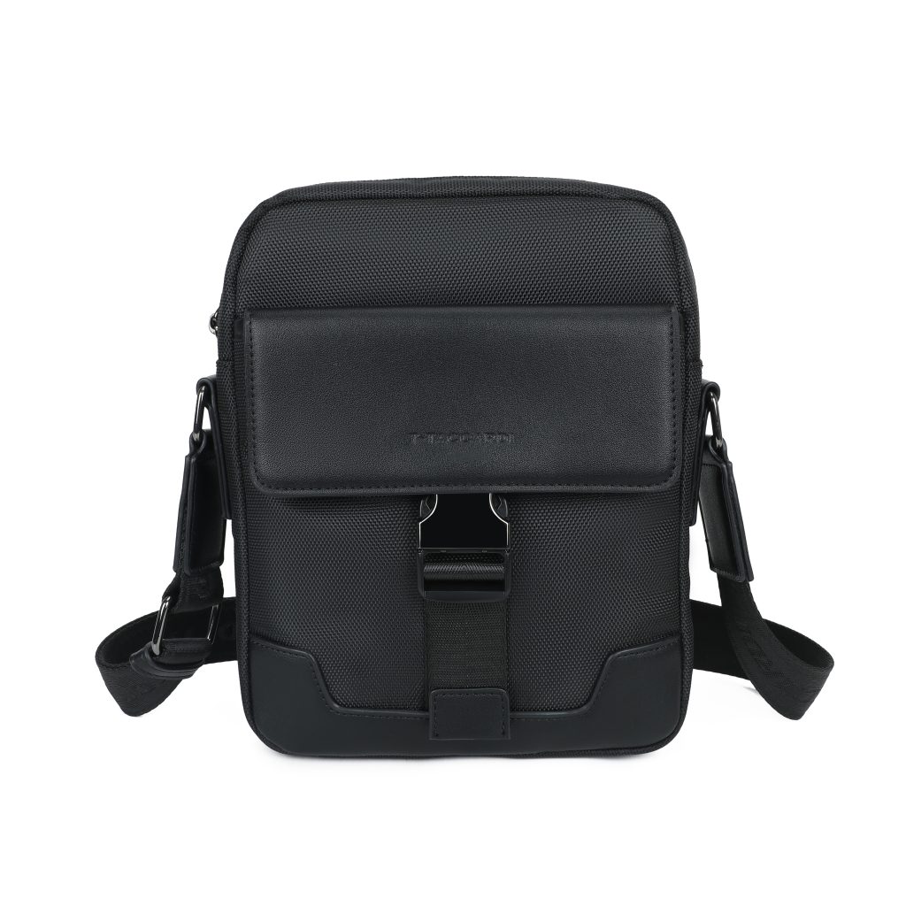 Men's Nylon Spliced Crossbody Bag
