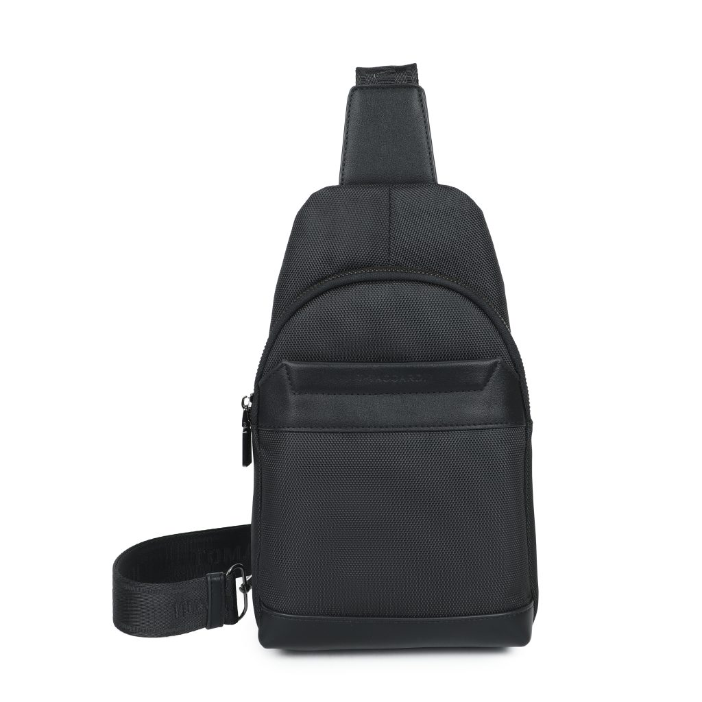 Men's Nylon Spliced Sling Chest Bag