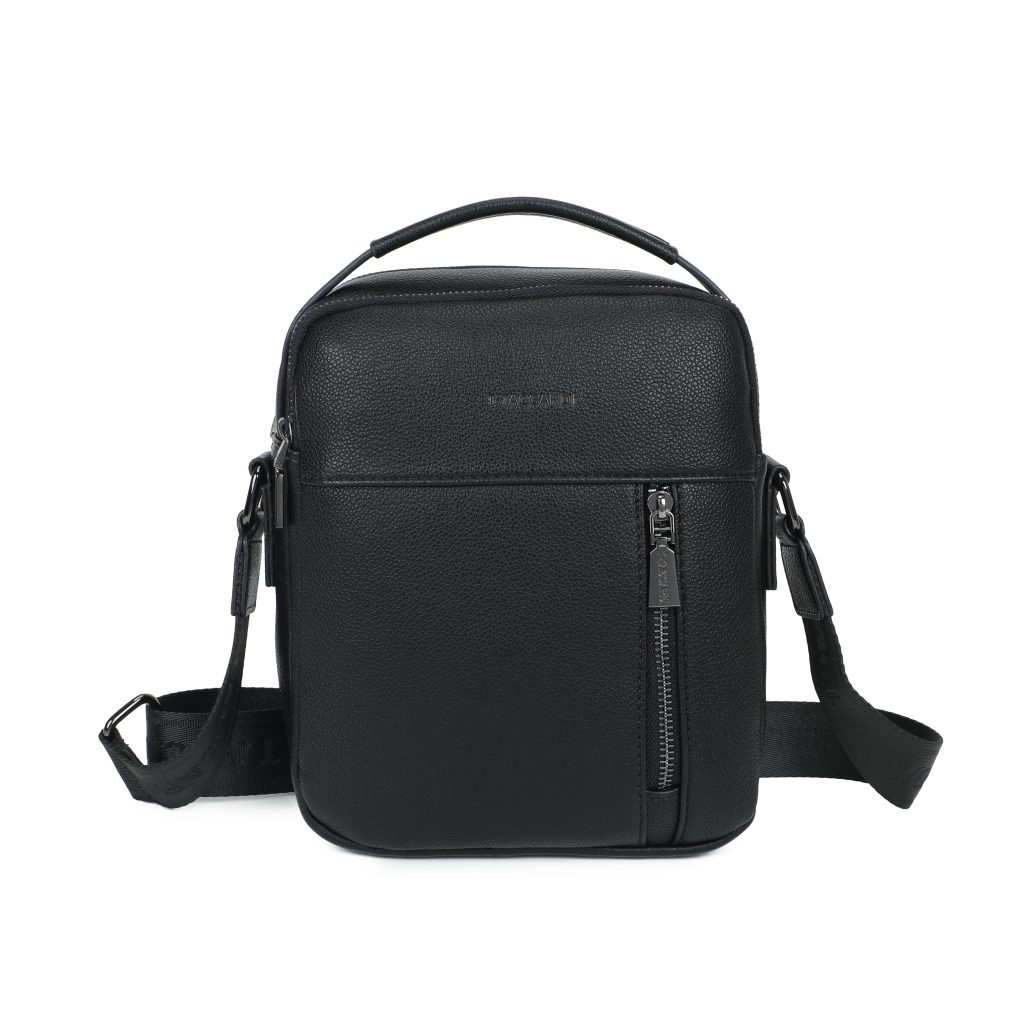 Men's Top‑Handle Vertical Crossbody Bag