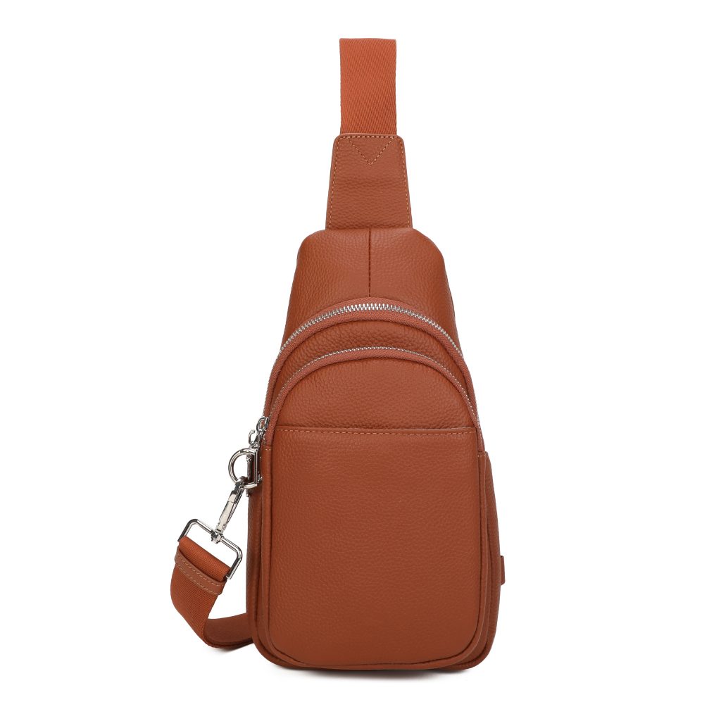 Genuine Leather Sling Chest Bag