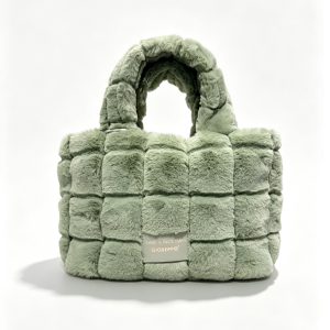 Quilted Furry Mini  Handbag