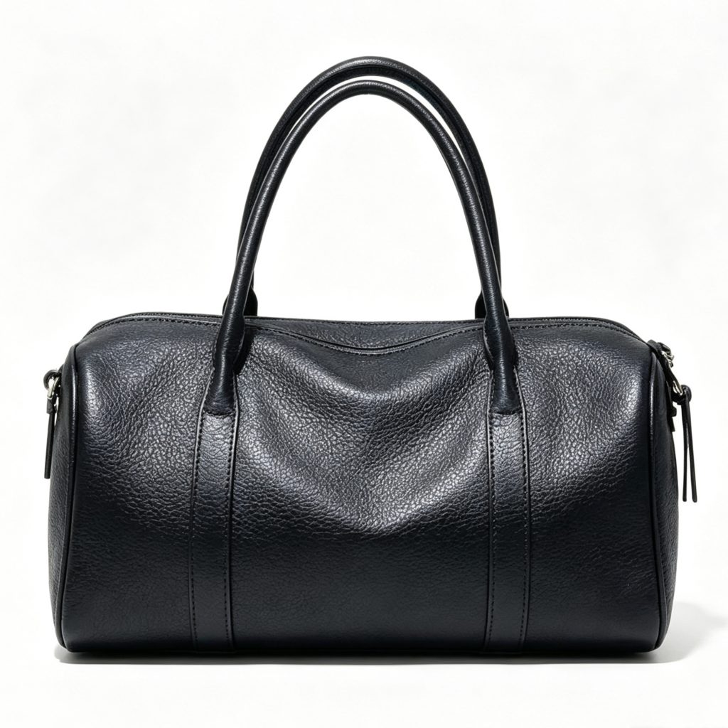 Genuine Leather Boston Handbag