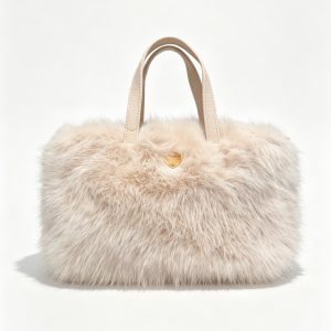 Fluffy Furry Boston Handbag