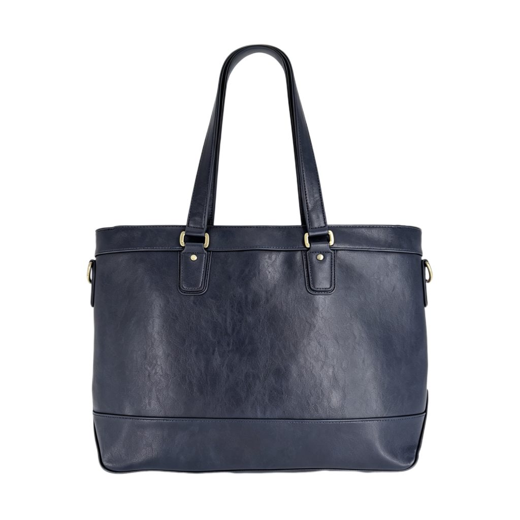 Vintage Contrast‑Color Tote Shoulder Bag