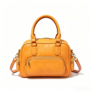 Multi-pocket Vintage Boston Handbag