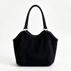 Suede Wave Tote Bag