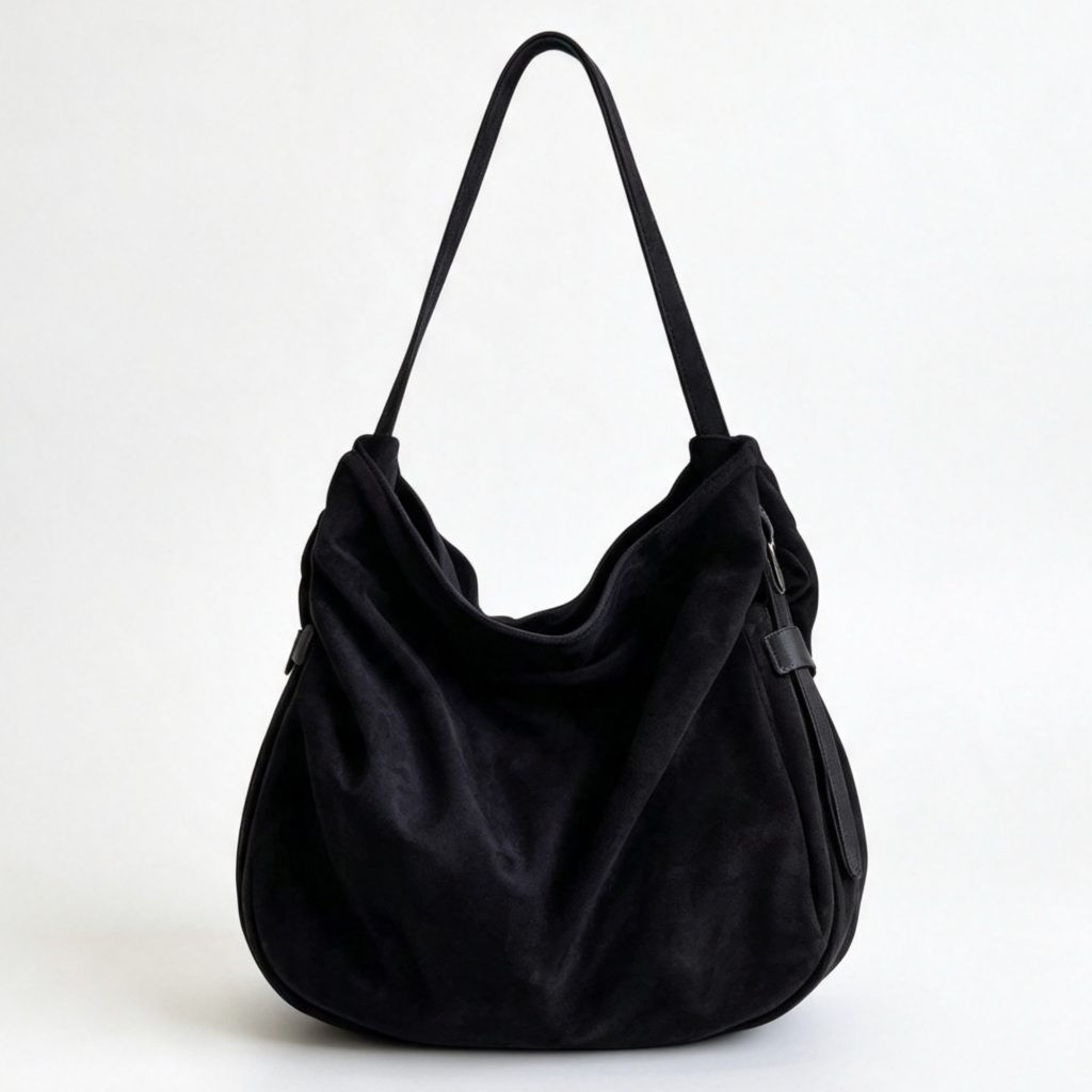 Soft Suede Slouchy Hobo Bag