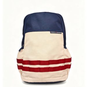 Color‑Block Striped Backpack