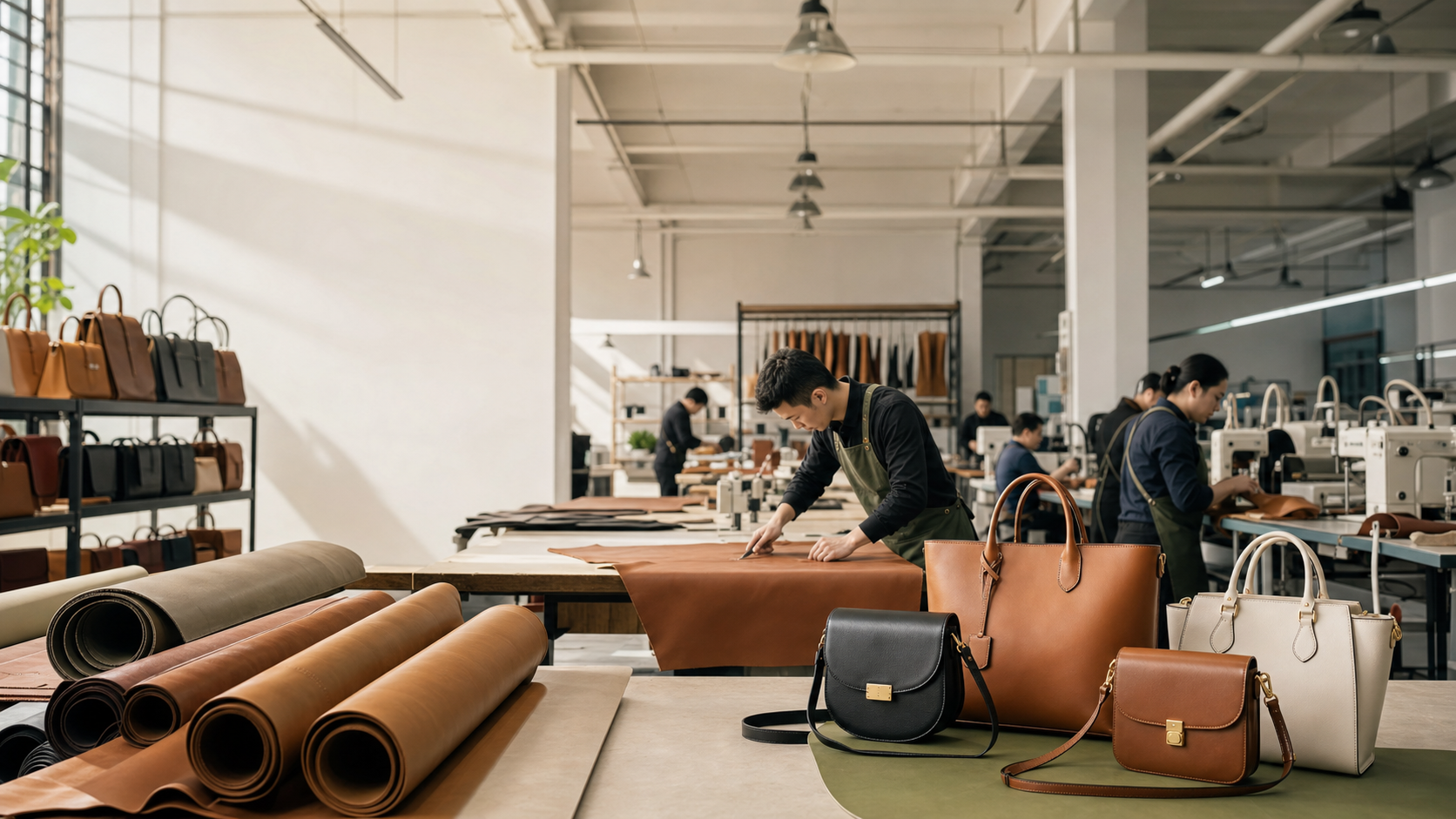 Zorro leather goods factory production