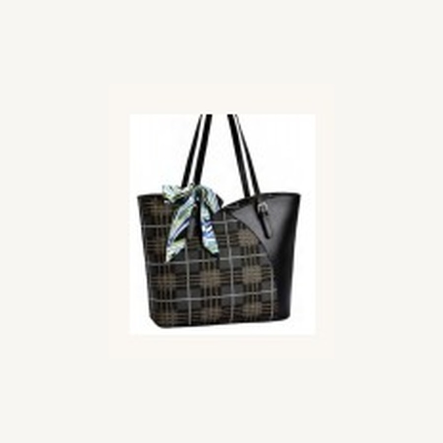 Plaid Scarf Tote main preview