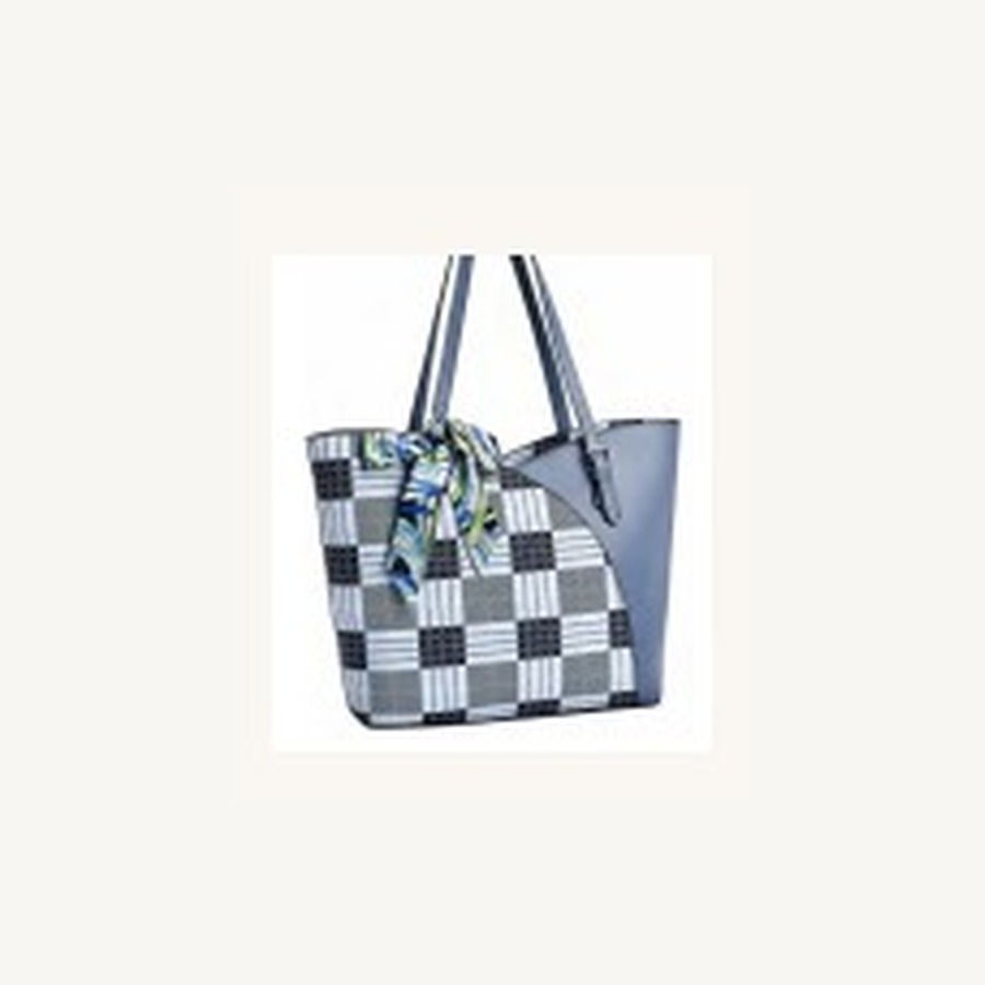 Plaid Scarf Tote Preview 2