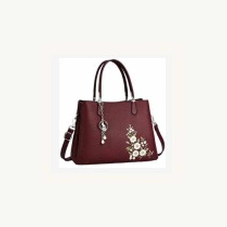 Floral Embroidery Satchel Preview 2