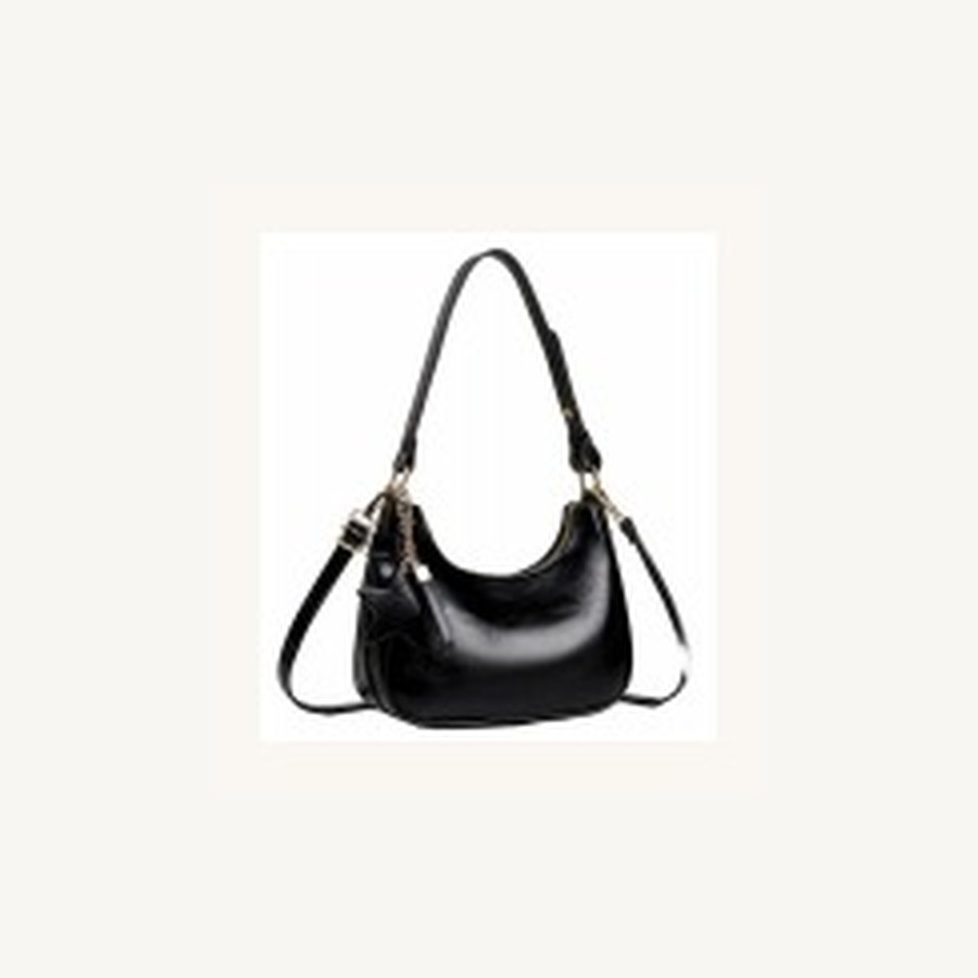 Glossy Crescent Shoulder Bag main preview